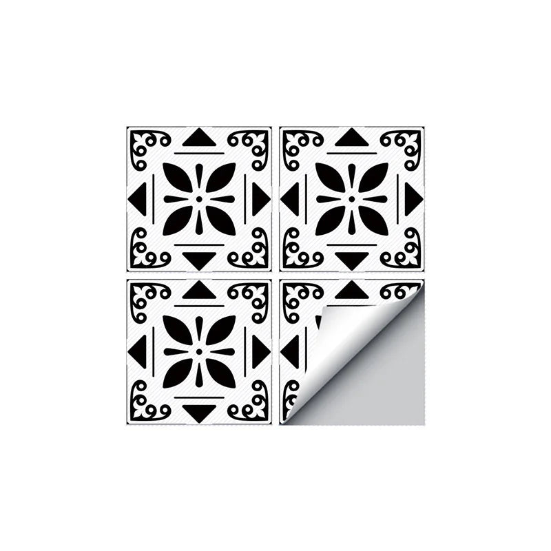 Kitchen Bathroom Oil Waterproof Non-slip Twill Floor Paste Bathroom Bedroom Living Room DIY Floor Paste Stickers Oasis Select