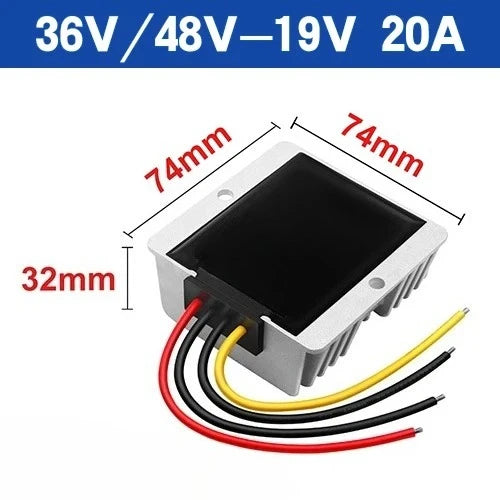 36 48v to 19v 1A 2A 4A 6A 8A 12A 15A 20A 30A DC DC Converter Step Down Buck Voltage Regulator For Car Device Oasis Select 20A 30-60V 19V