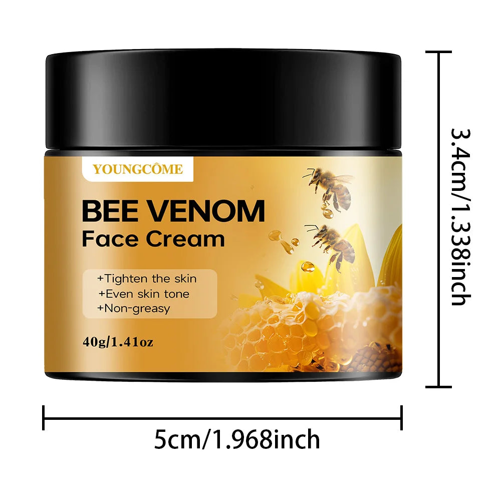YOUNGCOME Bee Venom Collagen Cream – 24H Anti-Aging Moisturizer Anti-Aging Face Cream Oasis Select 40G