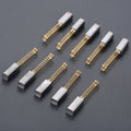 10Pcs 4.5mm*4mm*11mm Wire Sewing Machine Carbon Motor Brushes Fits Home Sewing Machines Sewing Accessories Graphite + Copper Oasis Select 10pcs