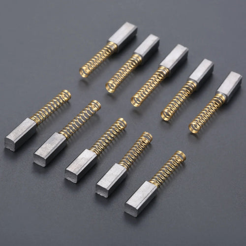 10Pcs 4.5mm*4mm*11mm Wire Sewing Machine Carbon Motor Brushes Fits Home Sewing Machines Sewing Accessories Graphite + Copper Oasis Select 10pcs