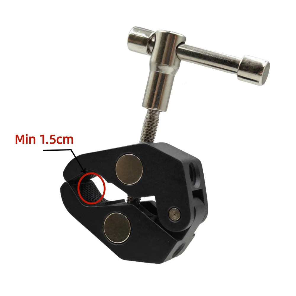 VeFly Aluminum Super Clamp 1/4 3/8 Screw for DSLR Tripod Rig