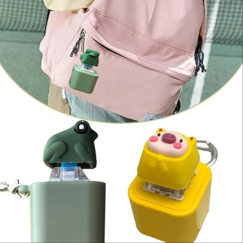 Frog Sound Button Keychain Glowing Student Fun Parody Venting Abstract Artifact Pendant Creative Decompression Toy Oasis Select
