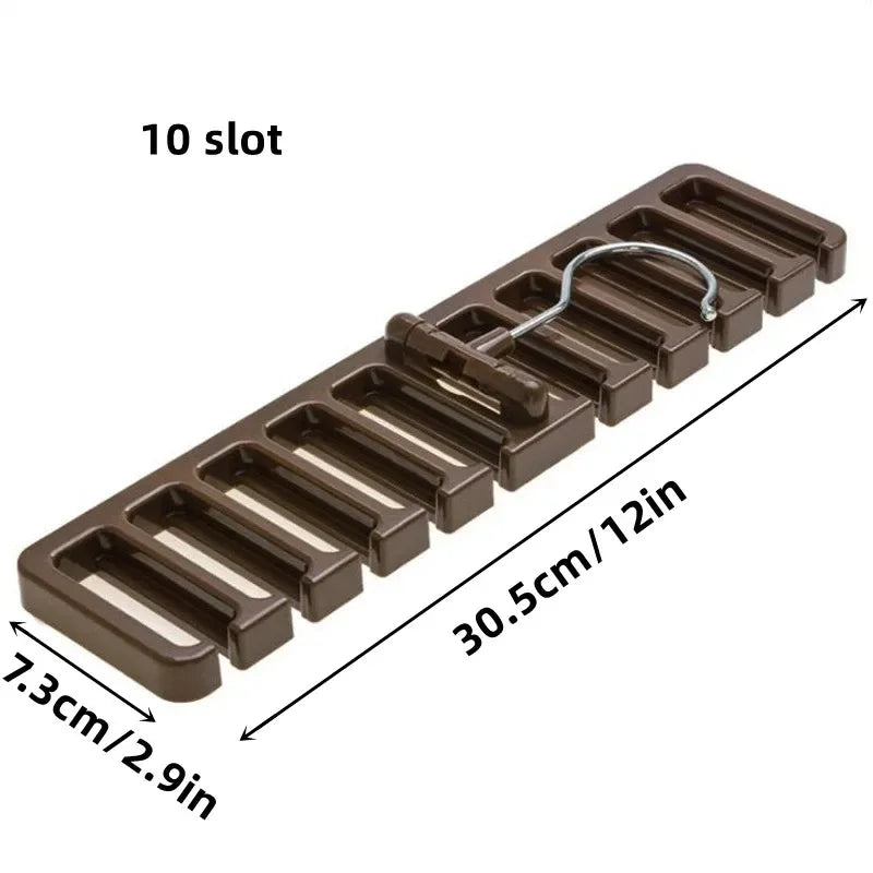Tie Belt Hanger Wardrobe Belt Rotating Organizer Rack Multifuctional Scarf Hanger Home Closet Storage Holder Accessories Oasis Select