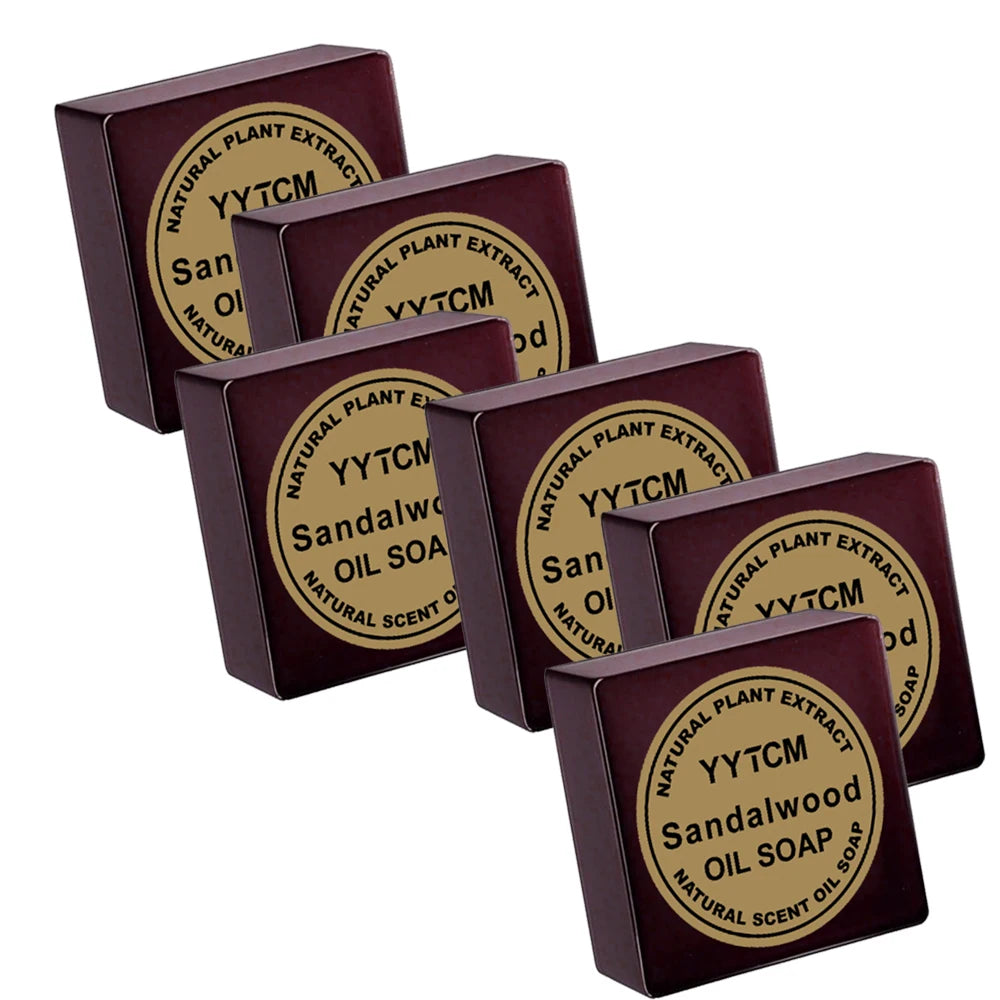Sandalwood Bar Soap for Men – Hydrating Handmade Soap 65g Handmade Bar Soap Oasis Select 6Pcs 65g
