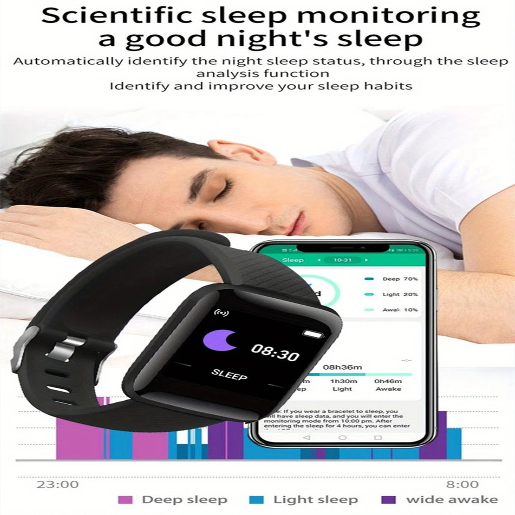 CHAOGENB Smart Watch – Fitness Tracker & USB Charging Bracelet