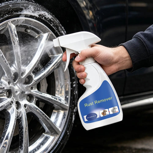 120ml Iron Rust Dust Remover Spray Metal Cleaner for Automotive Parts Tires Wheels Paint Prep Surface Restoration Tire Cleaner Oasis Select 120ml