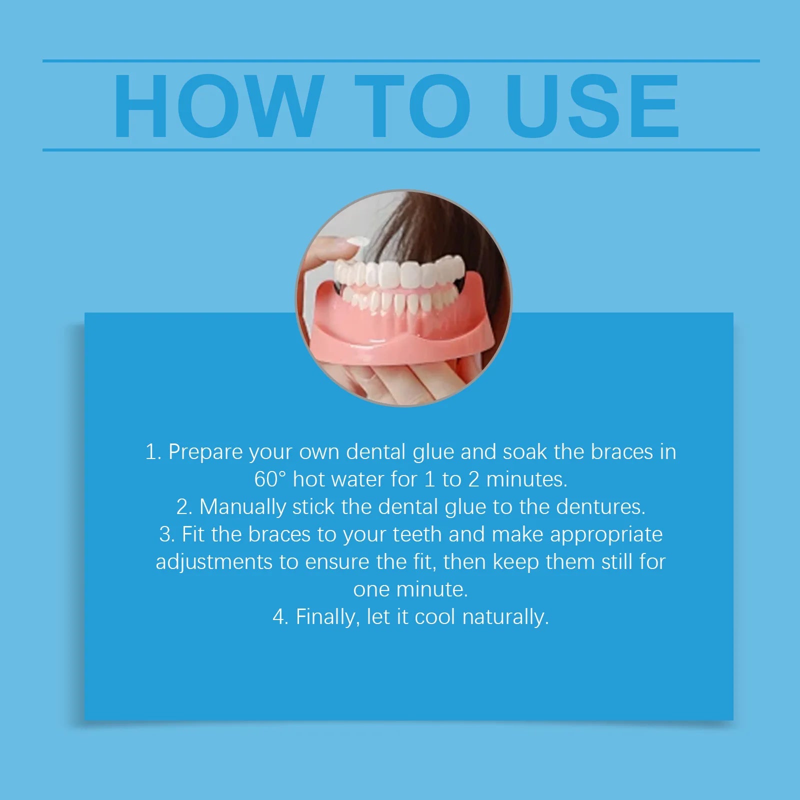 Oralhoe Silicone Snap-On Denture Kit – Upper & Lower Soft Fit Snap-On Denture Kit Oasis Select