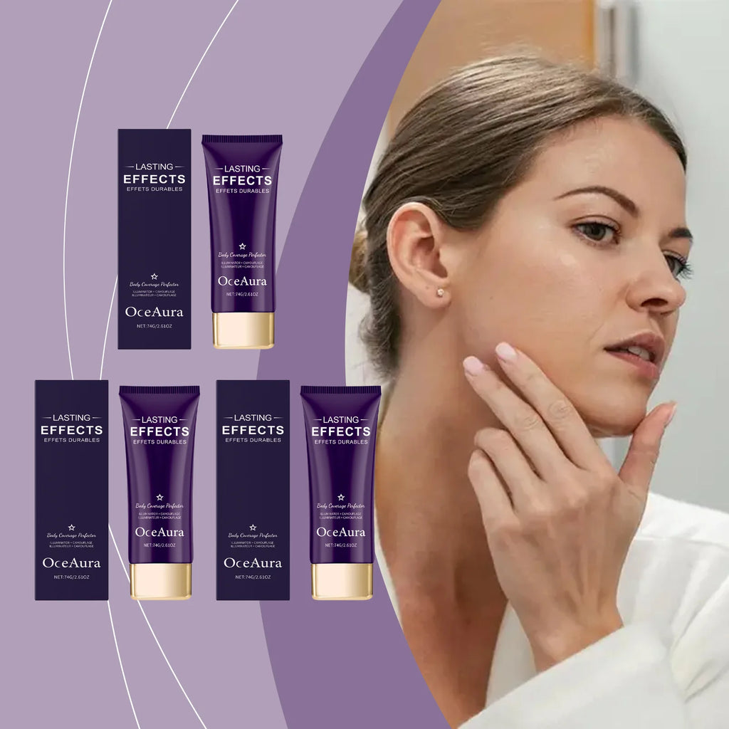 OceAura Lightweight Concealer & Foundation Cream – Full Coverage Concealer Foundation Oasis Select