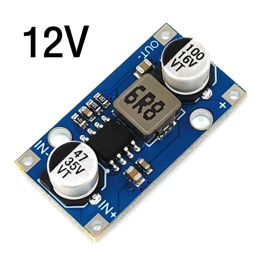 DC 30V to 5V Buck Converter Mini Voltage Regulator Board DC 6-30V Step Down to 5V 9V 12V 3A Power Supply Stabilizer Module Oasis Select 12V 1