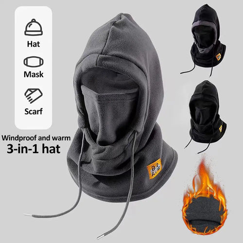 3-in-1 Windproof Balaclava – Winter Cycling Hat, Mask & Neck Warmer Winter Balaclava Hat Oasis Select