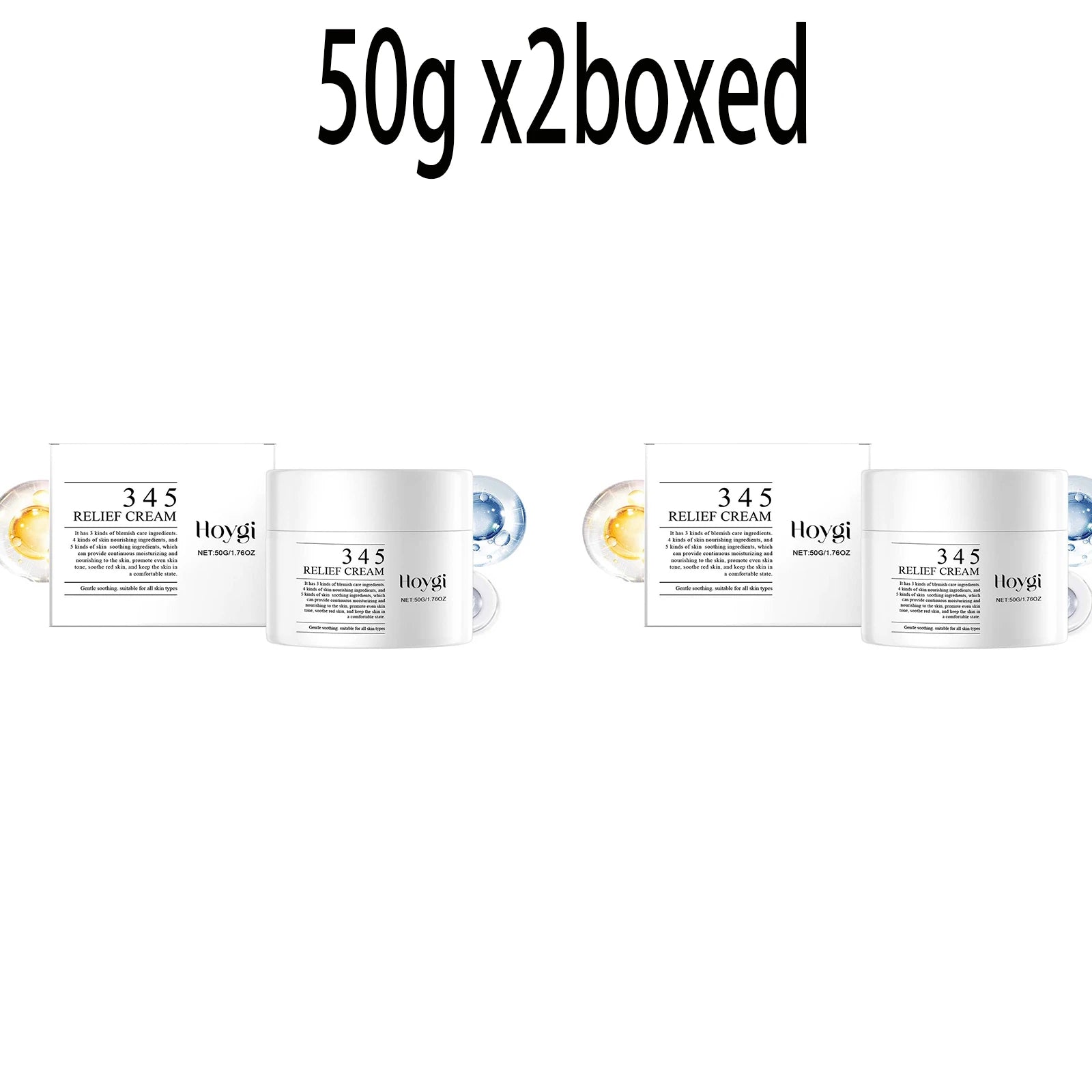 345 Soothing Cream 50g – Redness Relief & Acne Moisturizer