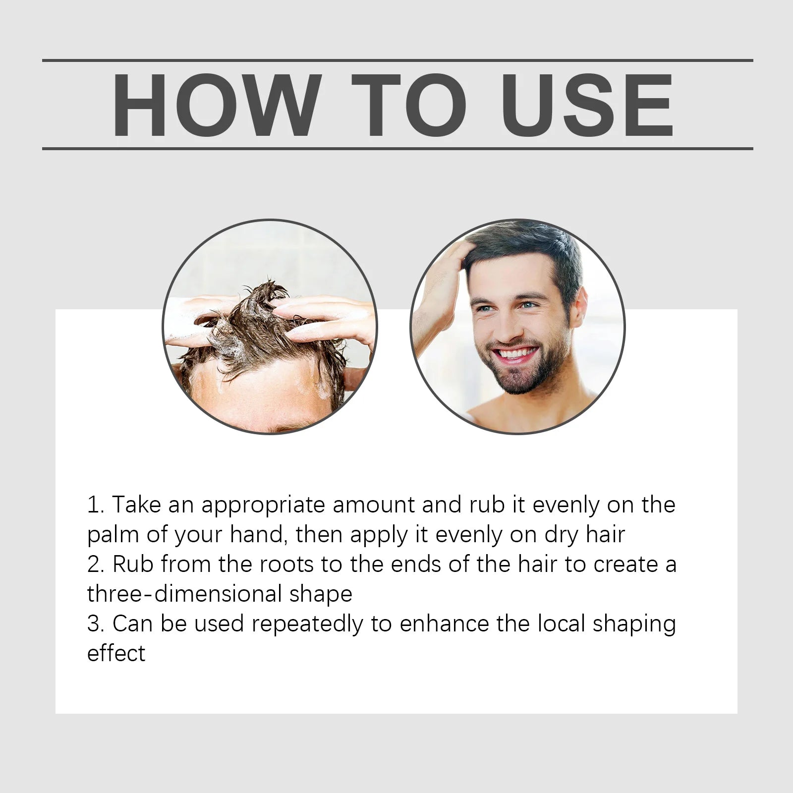 Men's Professional Hair Clay Long Lasting Strong Hold Hairstyle Finished Hair Styling Clay Mud Hair Cream Refreshing Hair Wax Oasis Select