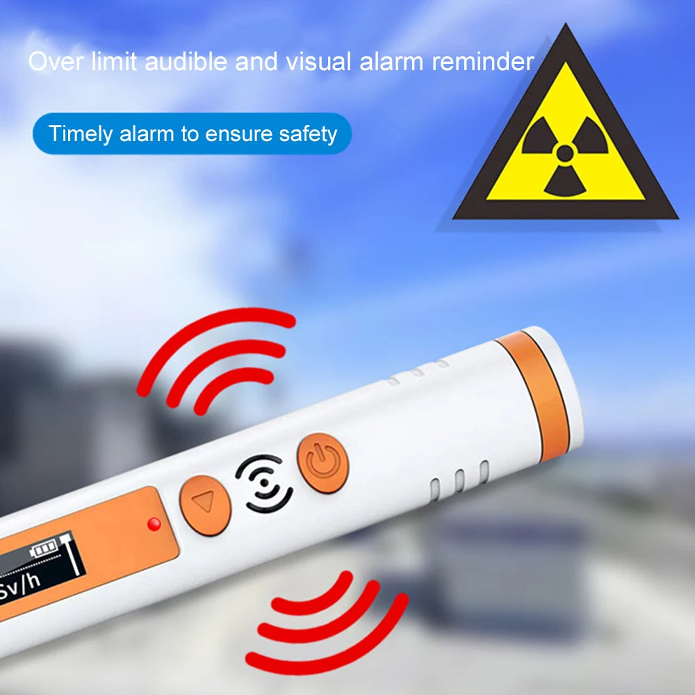 Digital Geiger Counter Nuclear Radiation Detector Portable Dosimeter Beta Gamma X-Ray Detector with OLED Display Oasis Select