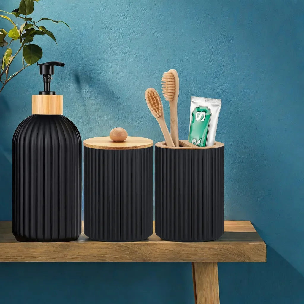 Bathroom Countertop Container Hand Soap Dispenser Cotton Ball Storage Box Decoration Organizer，Only the dispenser Oasis Select
