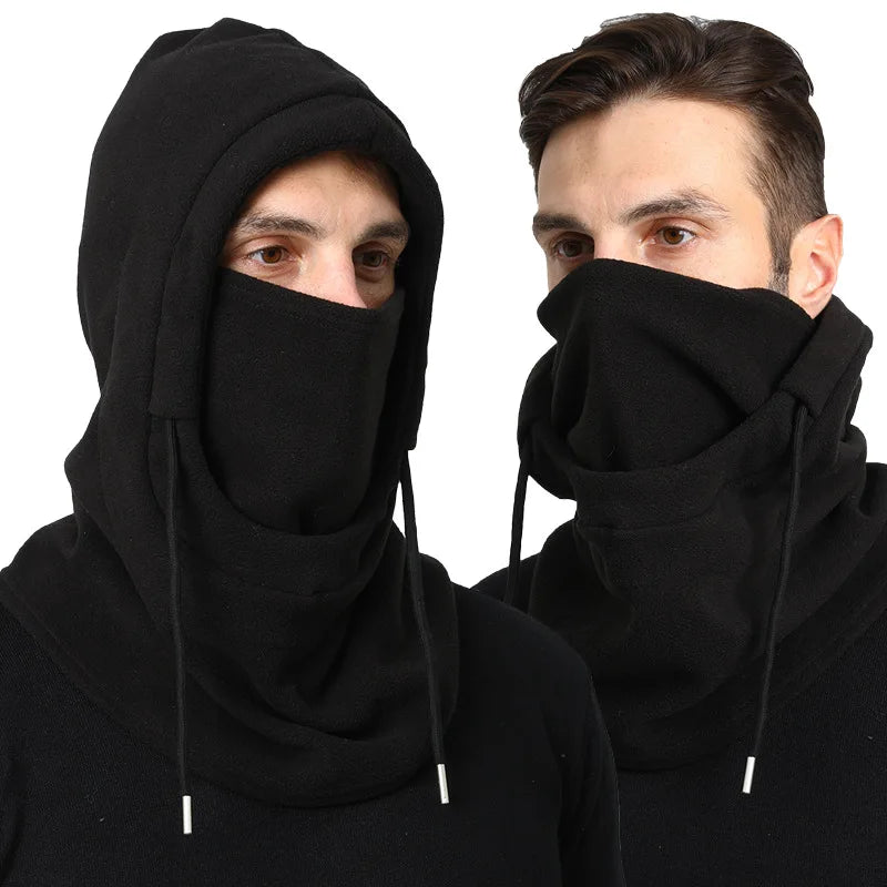 Unisex winter balaclava hat, warm neck warmer, windproof mask with drawstring, for motorcycling, skiing, hiking mountaineering Oasis Select