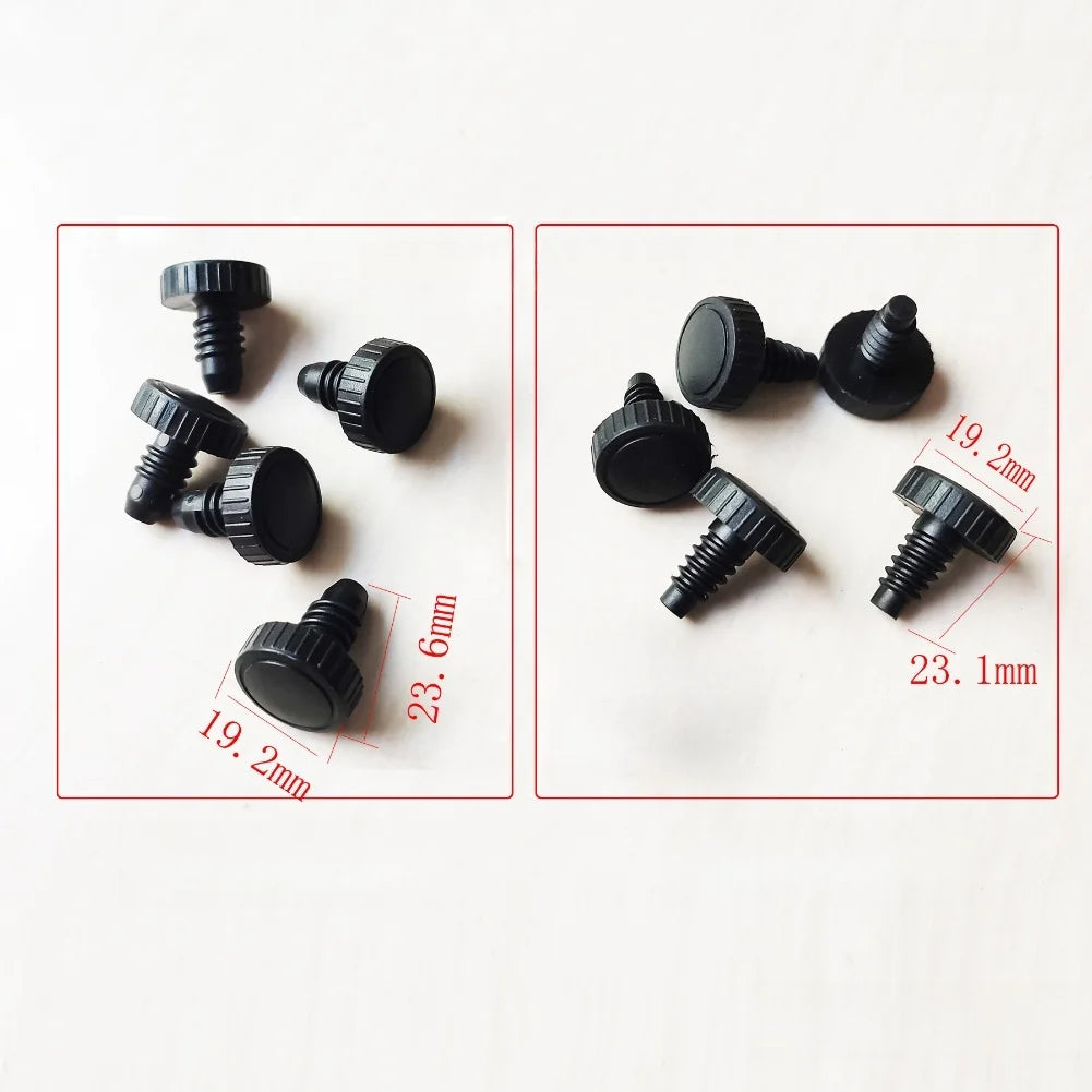 5 Pcs Snooker Cue Butt Protectors 19.2mm Plastic Dustproof Scratch Resistant Cue Bottom Cover For Peradon For Master Parts Oasis Select