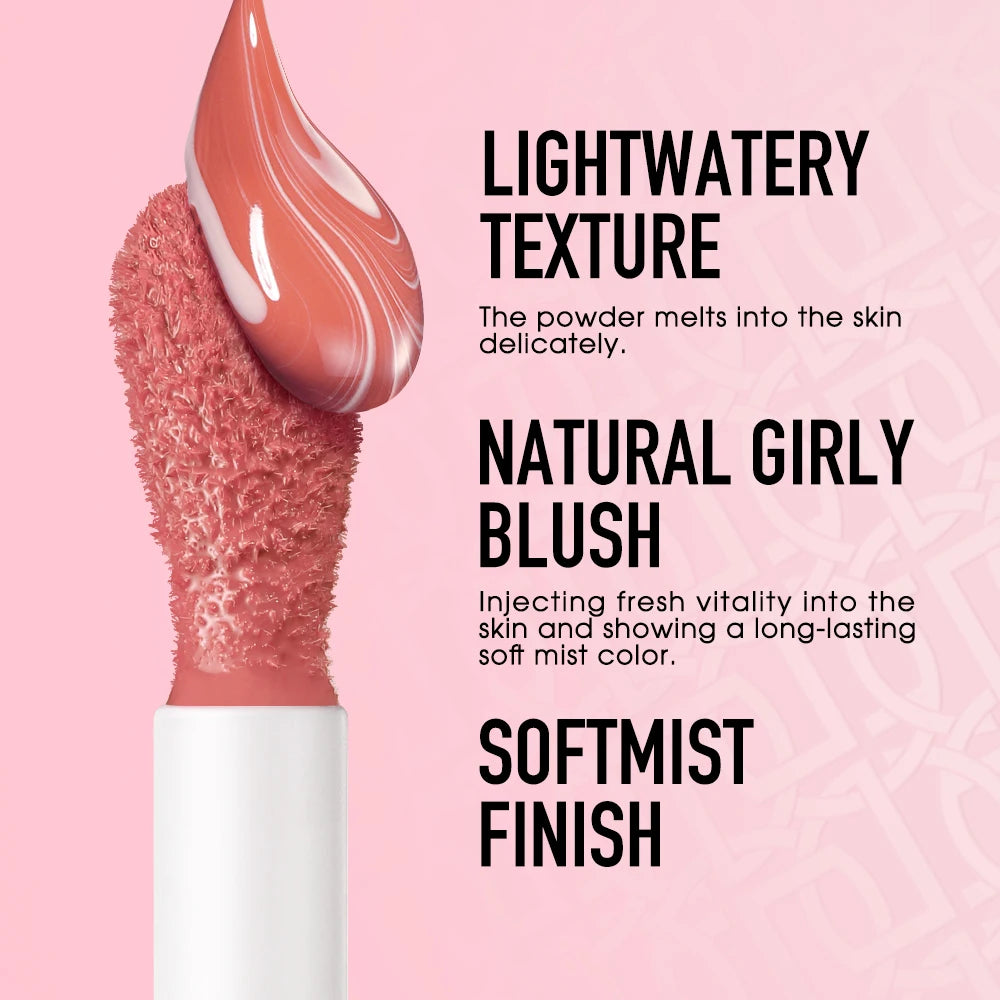 O.TWO.O Liquid Blush – Matte, High Pigment & Long Lasting