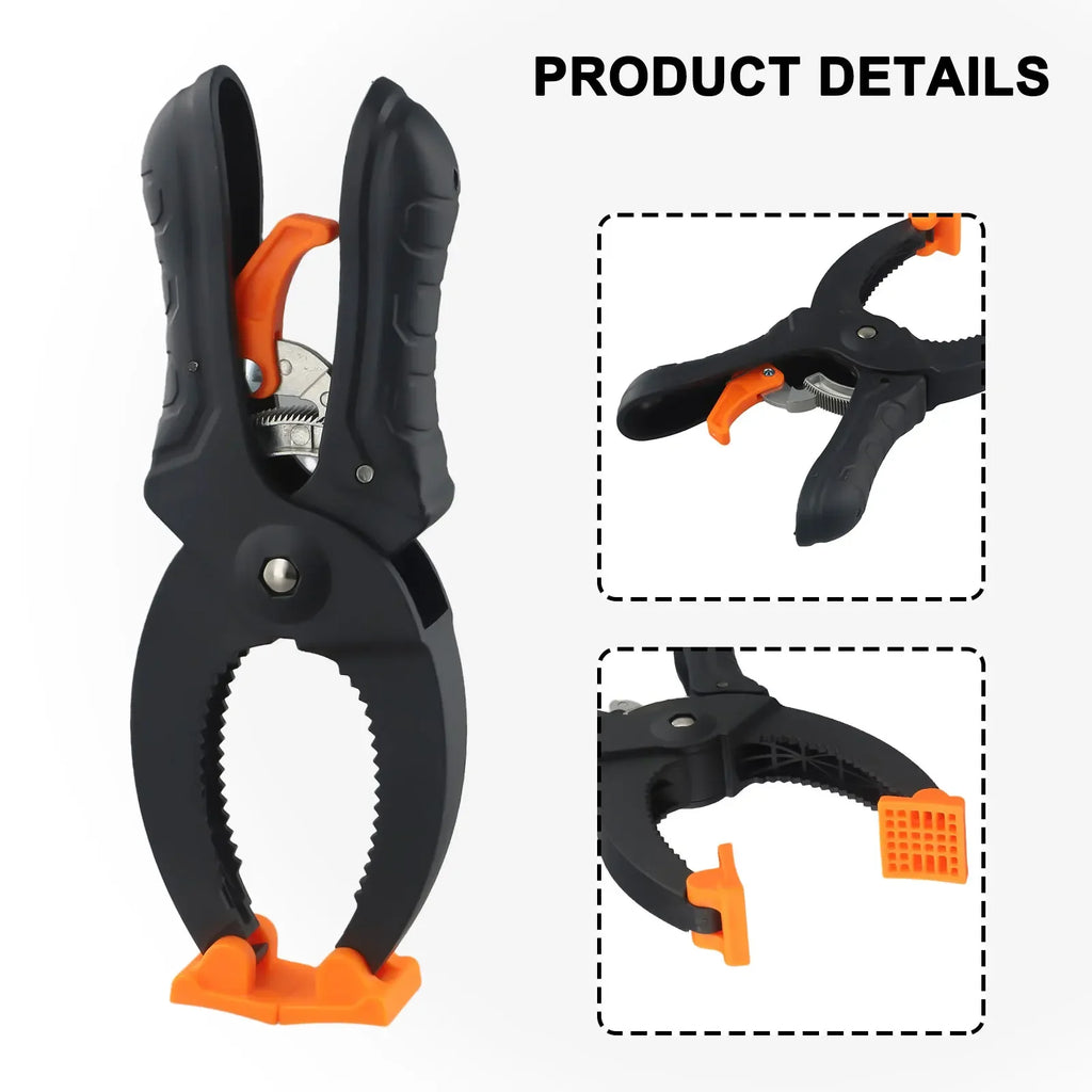 6" & 8" Ratcheting Hand Clamps – Nylon DIY Woodworking Clamp