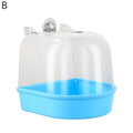 Hanging Bird Bath Is Waterproof Wear-resistant And Easy To Clean Cage-style External Bath For Birds Such As Parrots And Myn Oasis Select B