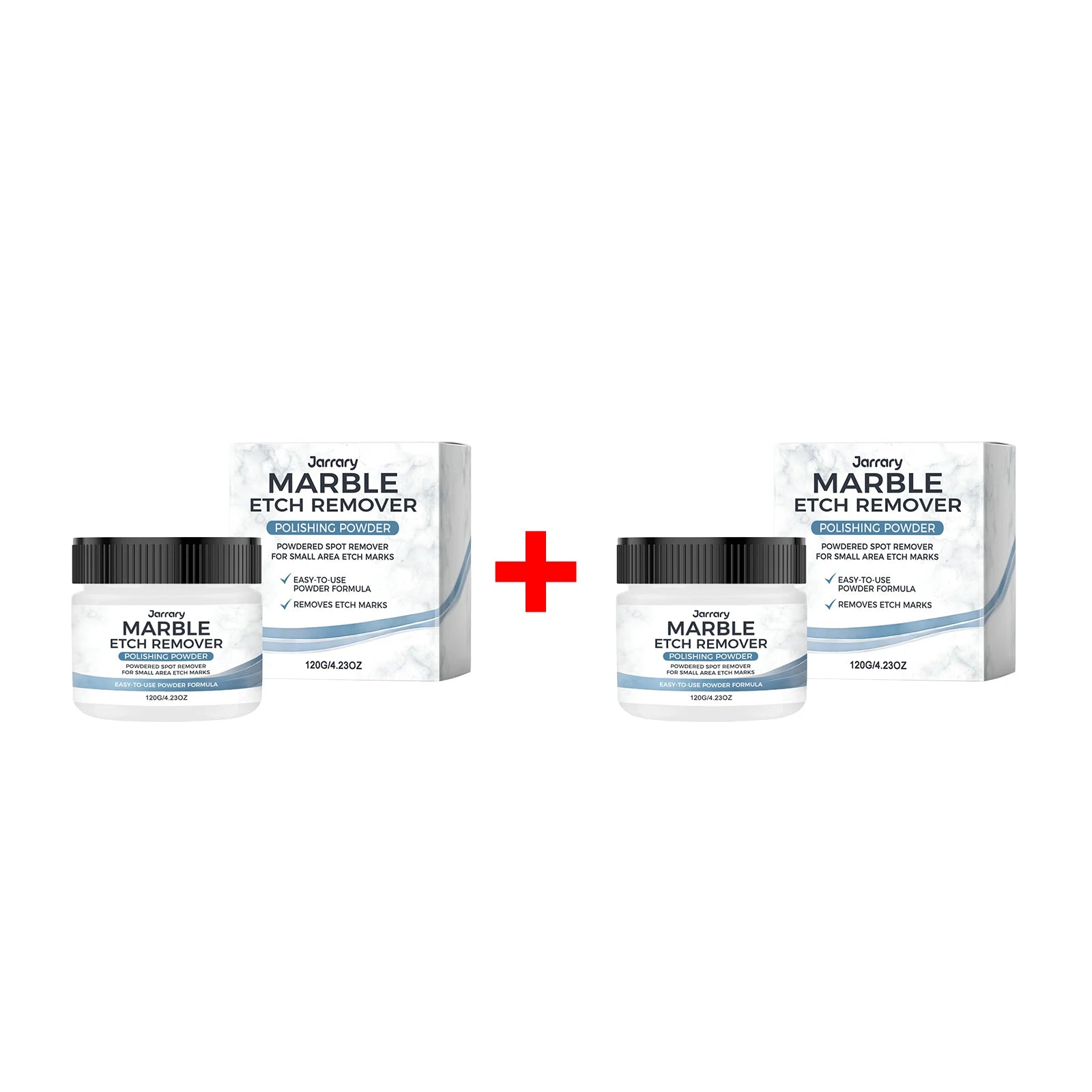 Marble Polishing Powder Etch Mark Removes Scratches Stains and Dullness Restores Shine for Stone Countertops Floors and Surfaces Oasis Select 2pcs