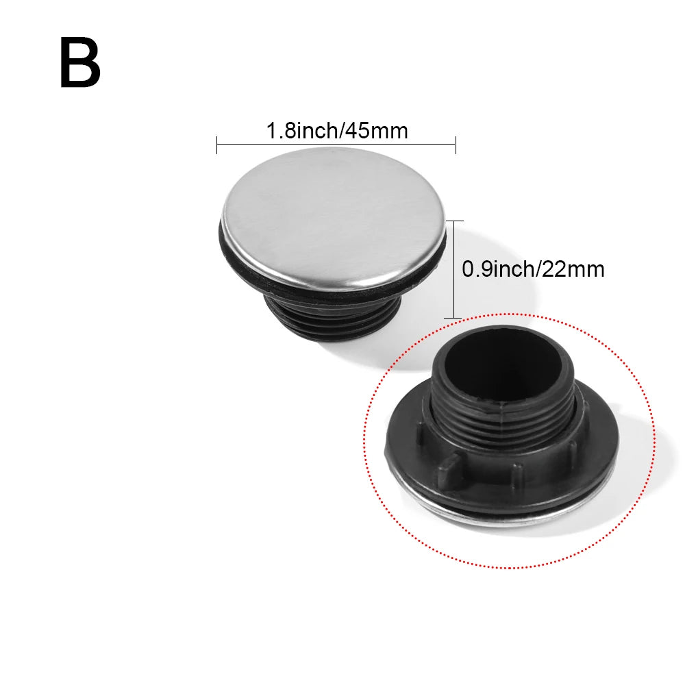 Faucet Hole Cover Water Blanking Plug Stopper for Practical Sink Tap Kitchen Drainage Seal Anti-leakage Washbasin Accessories Oasis Select B