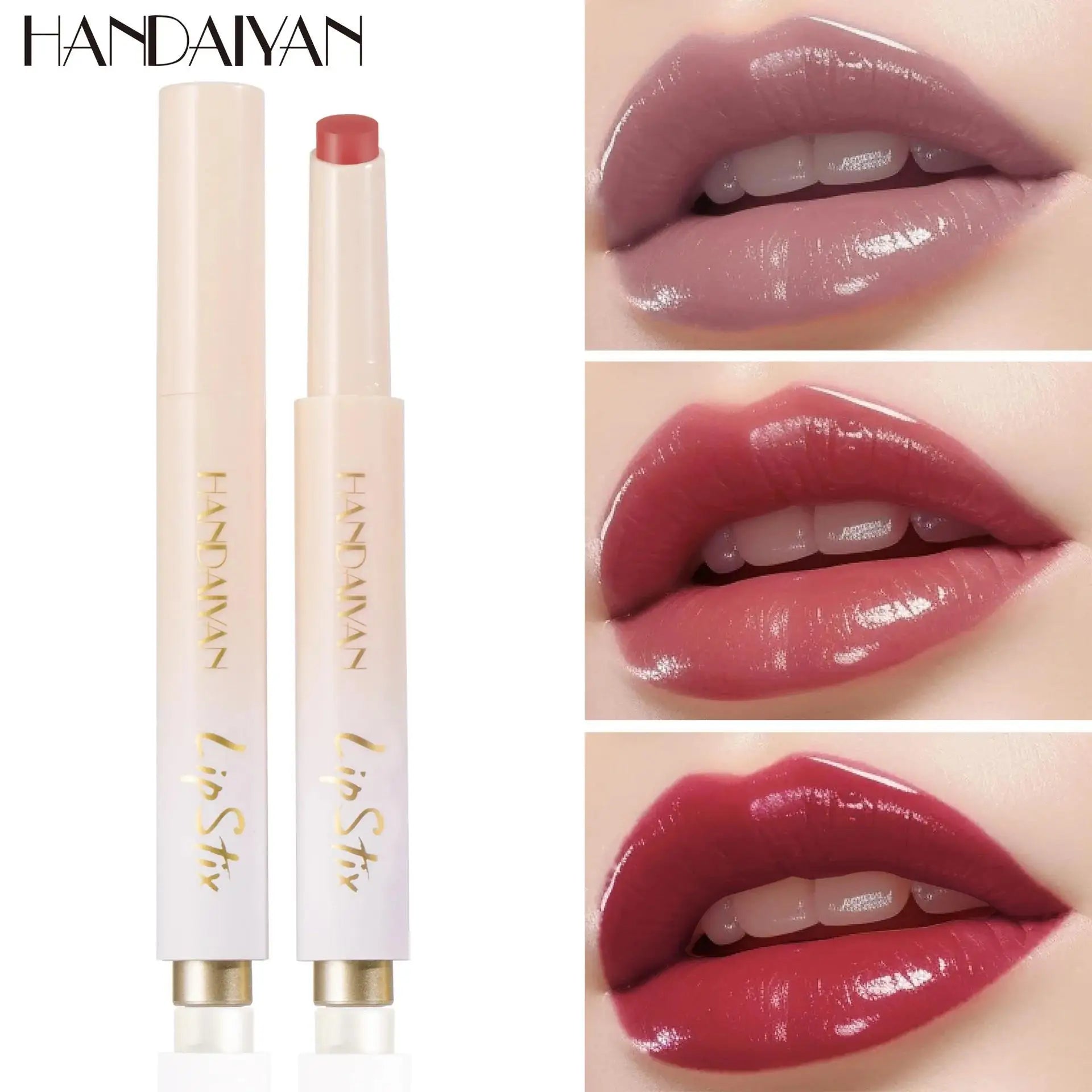 Handaiyan Press-On Jelly Mirror Lip Gloss – Long-Lasting Tint