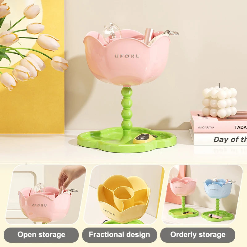 Storage rack, floral design, hallway shelving unit, creative home décor, living room aesthetics, decorative coffee table, Oasis Select