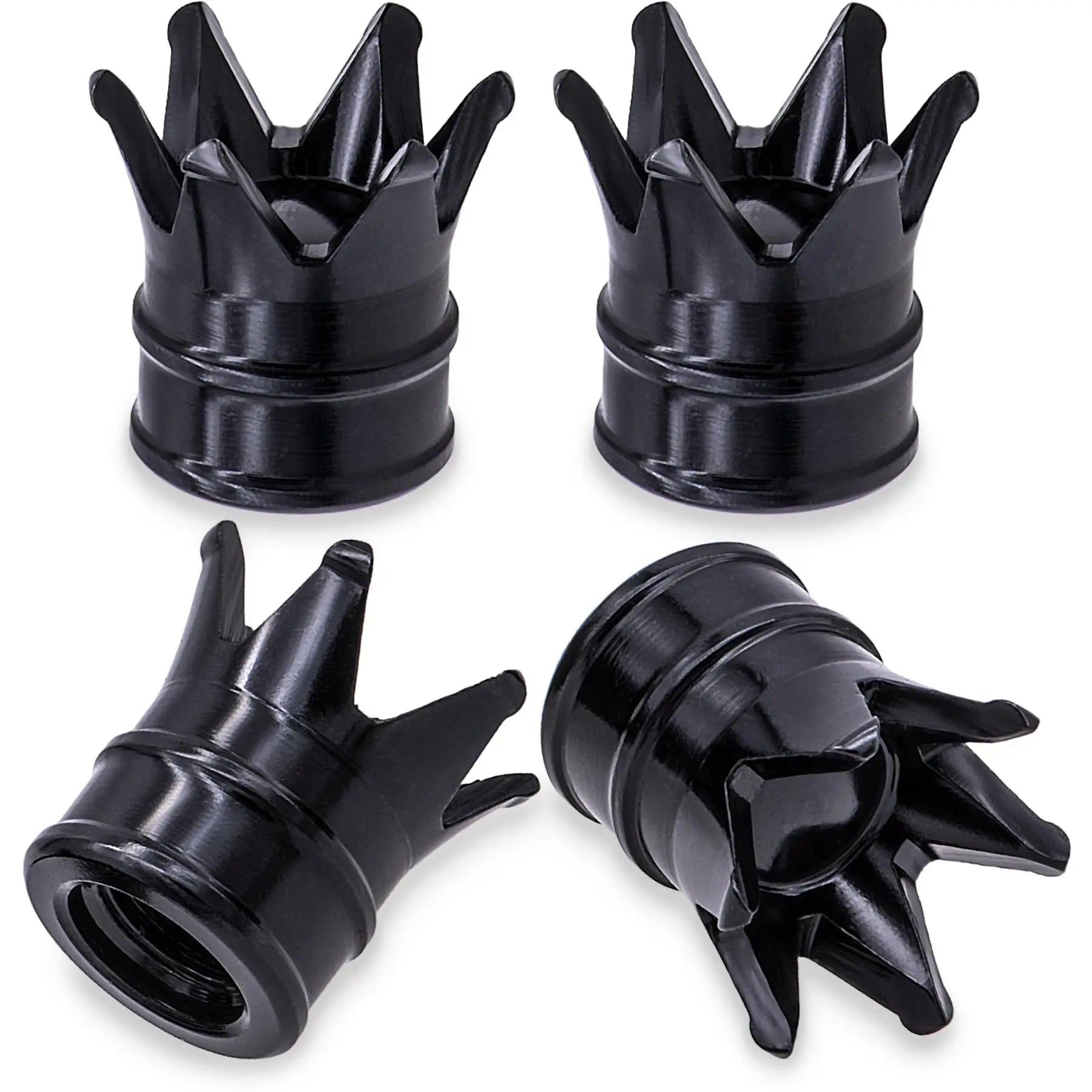 Aluminum alloy crown valve cap universal for all valves American 8v1 thread Oasis Select 4pcs 7