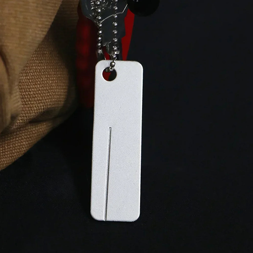 Knife Sharpener Diamond Pocket Tools Mini Keychain Outdoor Camping Sharpener Outdoor Camping Tool Emery Nail File Oasis Select grindstone L