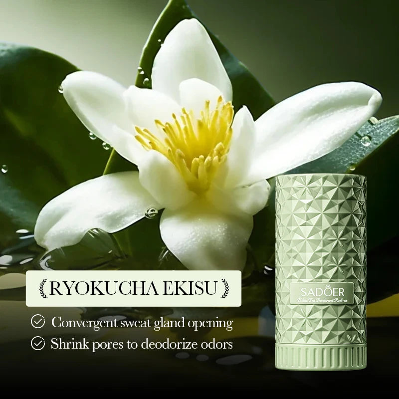SADOER Roll-On Bead Deodorant Cream – Anti-Odor & Moisturising Roll-On Deodorant Cream Oasis Select