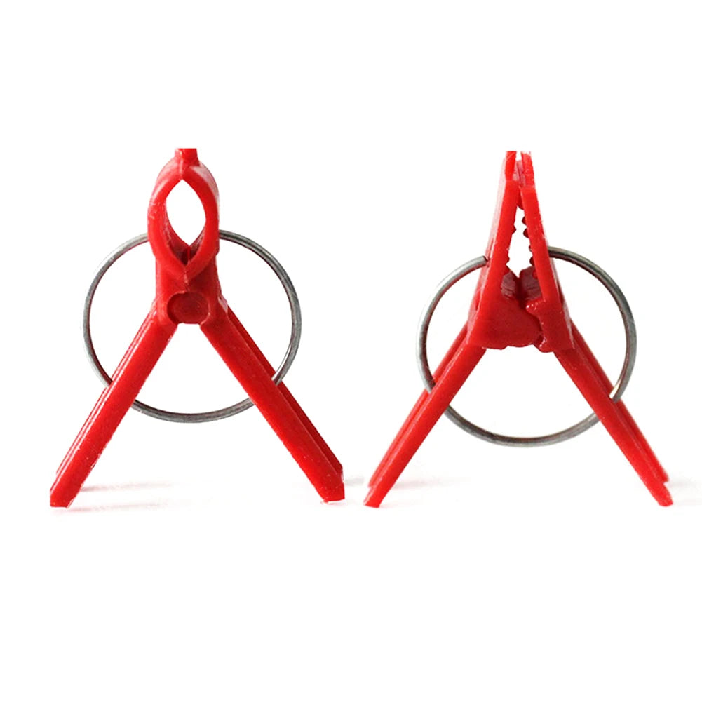 50 Pcs Plant Grafting Clip Plastic Gardening Tool Vegetable Fixed Garden Tools Anti-fall Clamp for Vegetables Tomato Watermelon Oasis Select