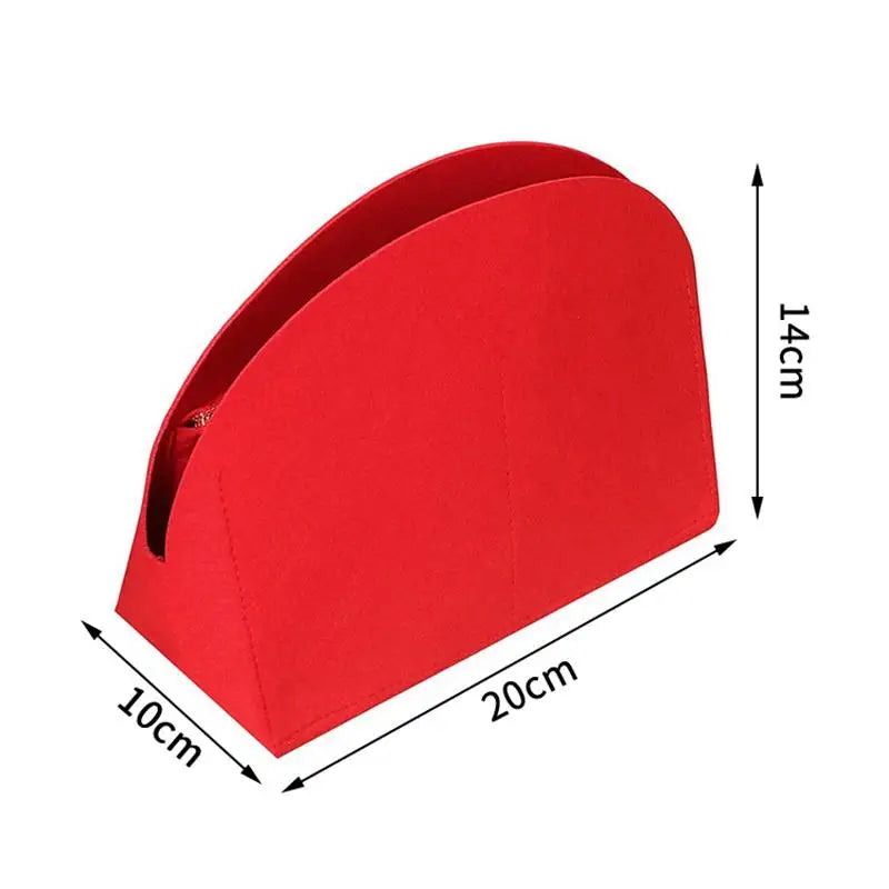 Felt Felt Insert Bag Bag Support Organization Internal Bag Storage Portable Purse Liner For For Handbags Oasis Select S Red