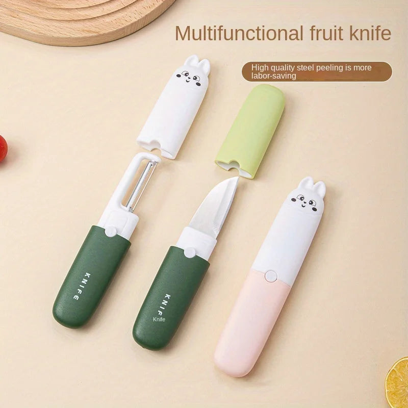 Multi-use paring knife student dormitory office multifunctional apple peeling portable melon shaving multifunctional fruit knife Oasis Select