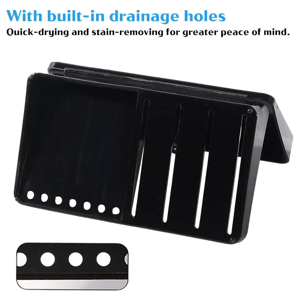 Mini Makeup Brush Washboard Square Effective Brush Scrubber Board Two-compartment space Storage Box Puff Cleaner Oasis Select