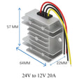 24 Volt to 12 Volt Step Down 24V to 12V 5A 8A 10A 20A Buck Module DC Converter Voltage Regulator for Cars Solar RoHS CE Oasis Select 24V to 12V 20A 24V 12V