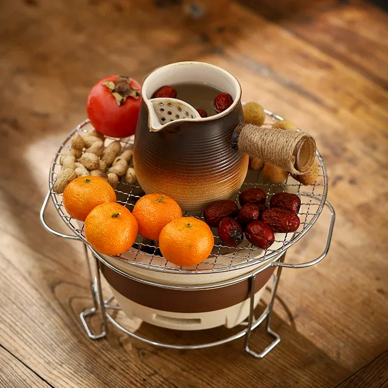 Ceramic Baked Milk Tea Pot Can Be Dry Boiled Boiled Tea Warm Milk Pot Teapot Tea Infuser Oasis Select