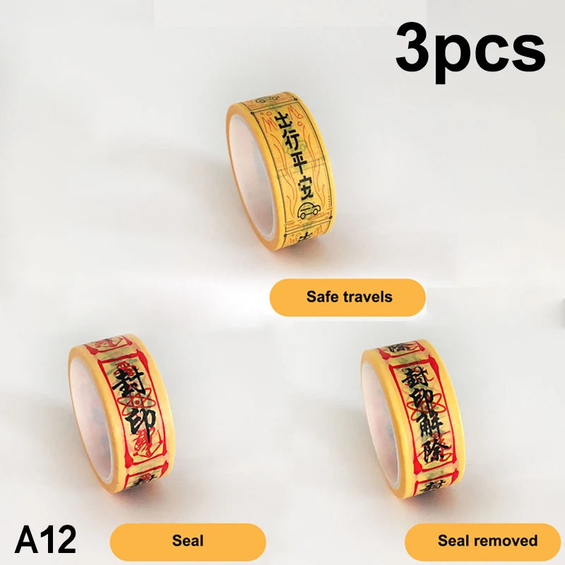 Rune Paper Tape Tear Seal Sticker DIY Crafts Scrapbooking Photo Albums Gift Boxes Decorative Sticker Fengshui Good Luck Sticker Oasis Select A12