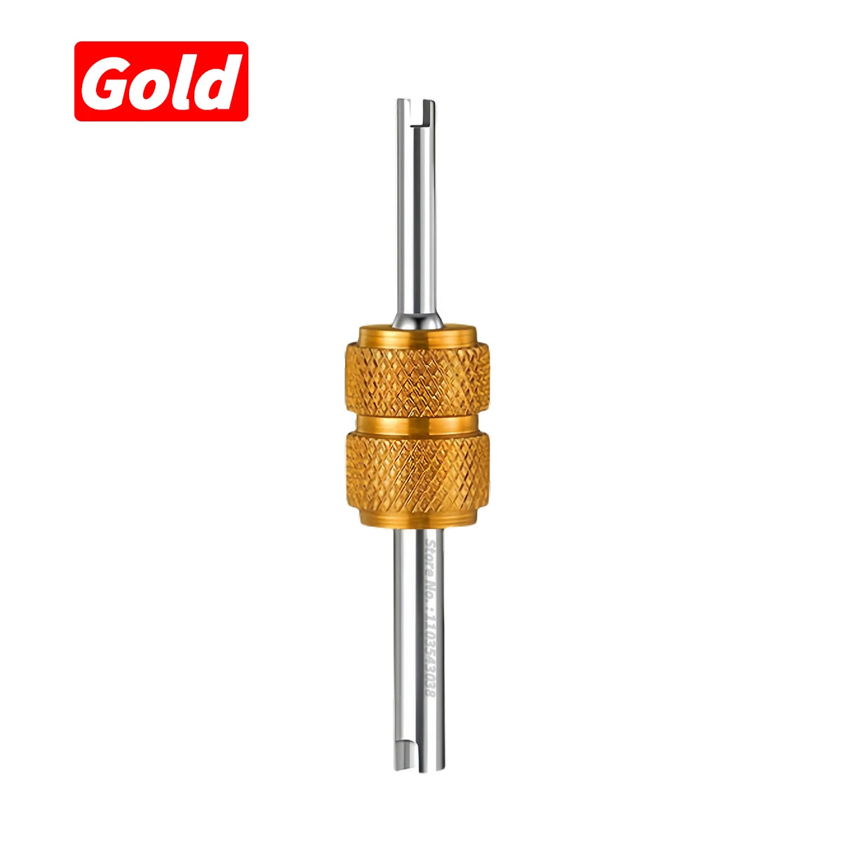 Universal Tire Valve Core Stems Remover Screwdriver Auto Truck Bicycle Wheel Repair Tool Dual Use Car Accessories Tire Remover Oasis Select Gold
