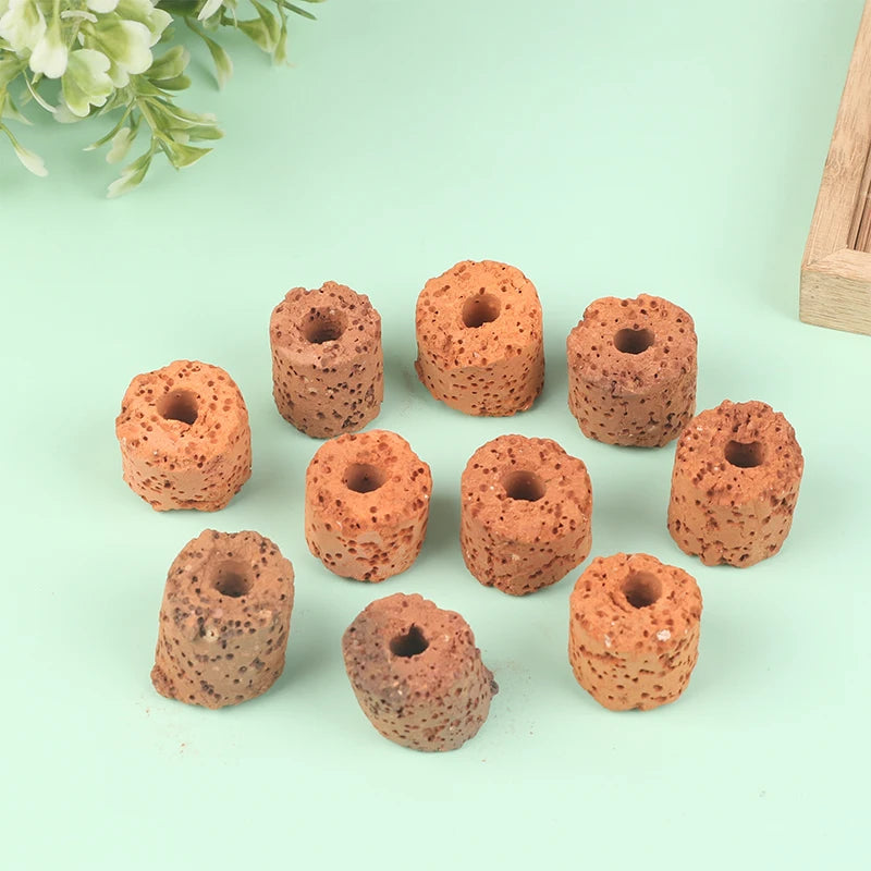 10Pcs Plant Ring Aquarium Fixed Watertank Filter Weightsholder Plants Fixing Tool Aquatic Media Pottery Gravityceramic Rings Oasis Select