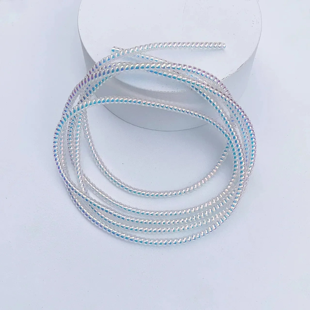 2/1Pcs 1.6M Laser Cable Protectors Spiral Data Cable Organizer Wrap Universal Phone Charger Cord Saver Sleeve Oasis Select whiteA