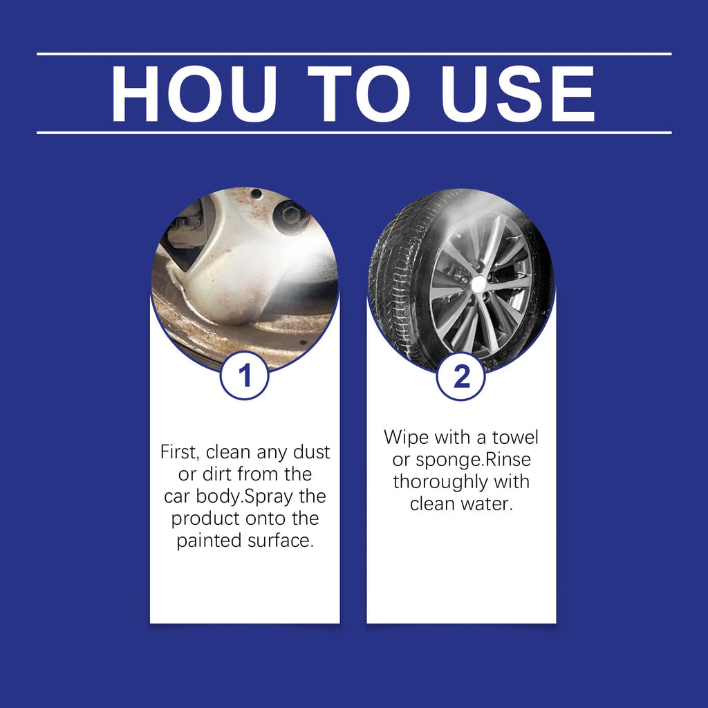 Automobile Rust Removal Spray Brake Maintenance Cleansing Metal Chrome Paint Surface Inhibitor Lubricant Truck Derusting Spray Oasis Select