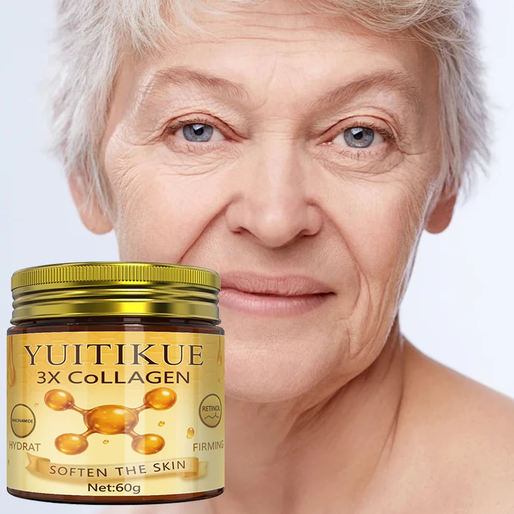 YUITIKUE Collagen Face Cream – Anti-Wrinkle & Brightening 60g