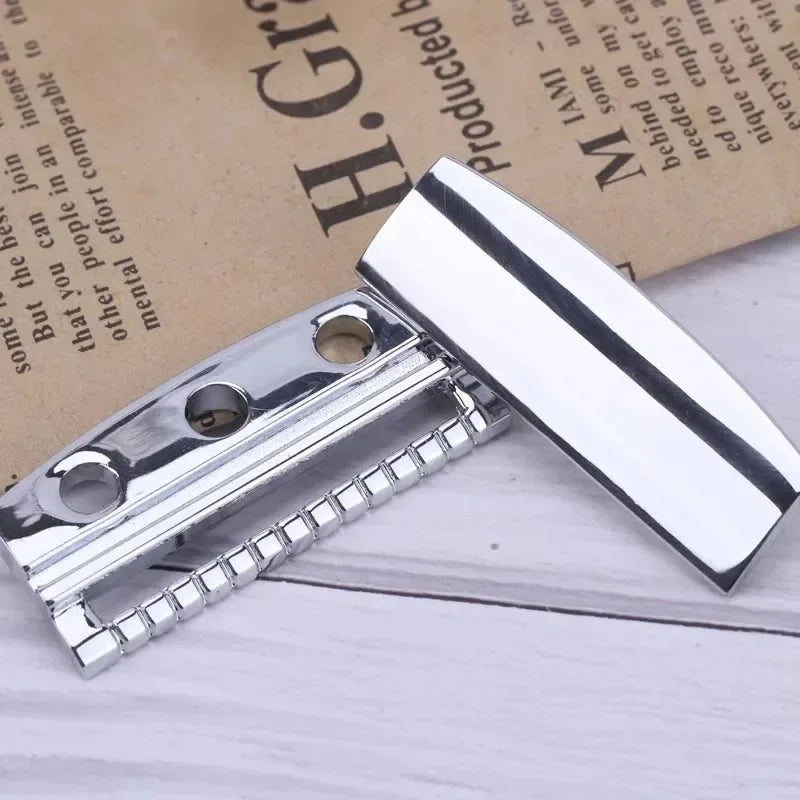 Yaqi Mens Single Edge Chrome Color Safety Razor Head High Quality Travel Replacement Head Accessory New Oasis Select