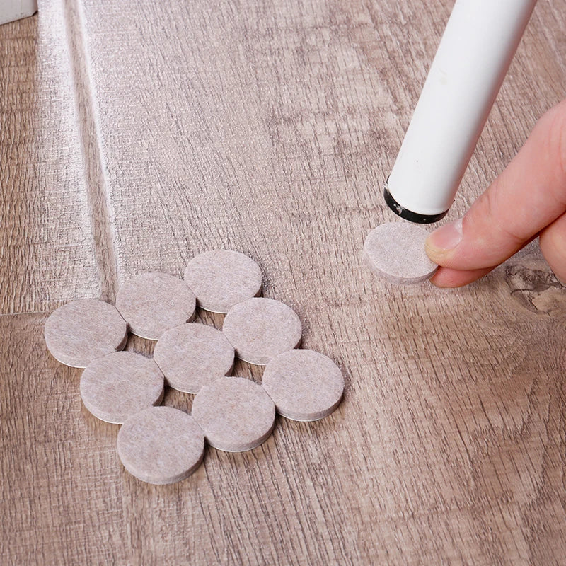 18-128 PCS Felt Chair Leg Pads 5mm Thick Floor Scratch Protector Mat Mute Non-slip Self Adhesive DIY Furniture Accessories Oasis Select