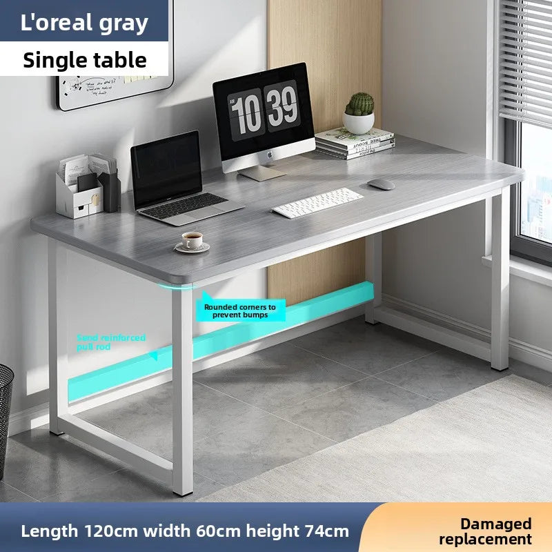 Computer desk Desktop study desk Long workbench E-sports table and chair desk Oasis Select Grey-120cm