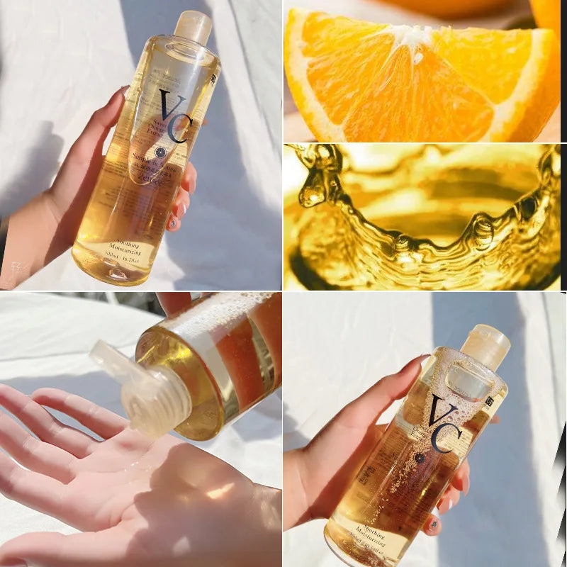VC Toner Refreshing Hydrating Rejuvenating Skin Wet Compress Essence Moisturizing Water Lotion 500ml Oasis Select