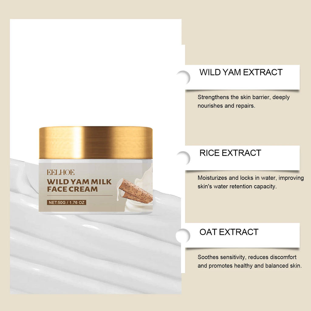 EELHOE Wild Yam Face Cream – Firming & Moisturizing 50g