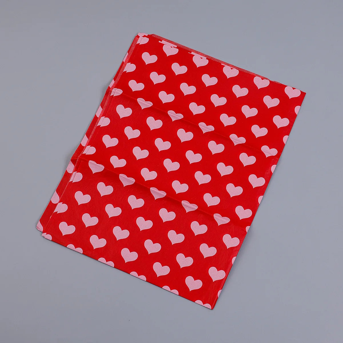 20 Sheets Valentine's Day Tissue Paper Red Love Heart Gift Wrapping Paper Birthday Decor Bridal Shower Party Supplies 50X35 Cm Oasis Select E