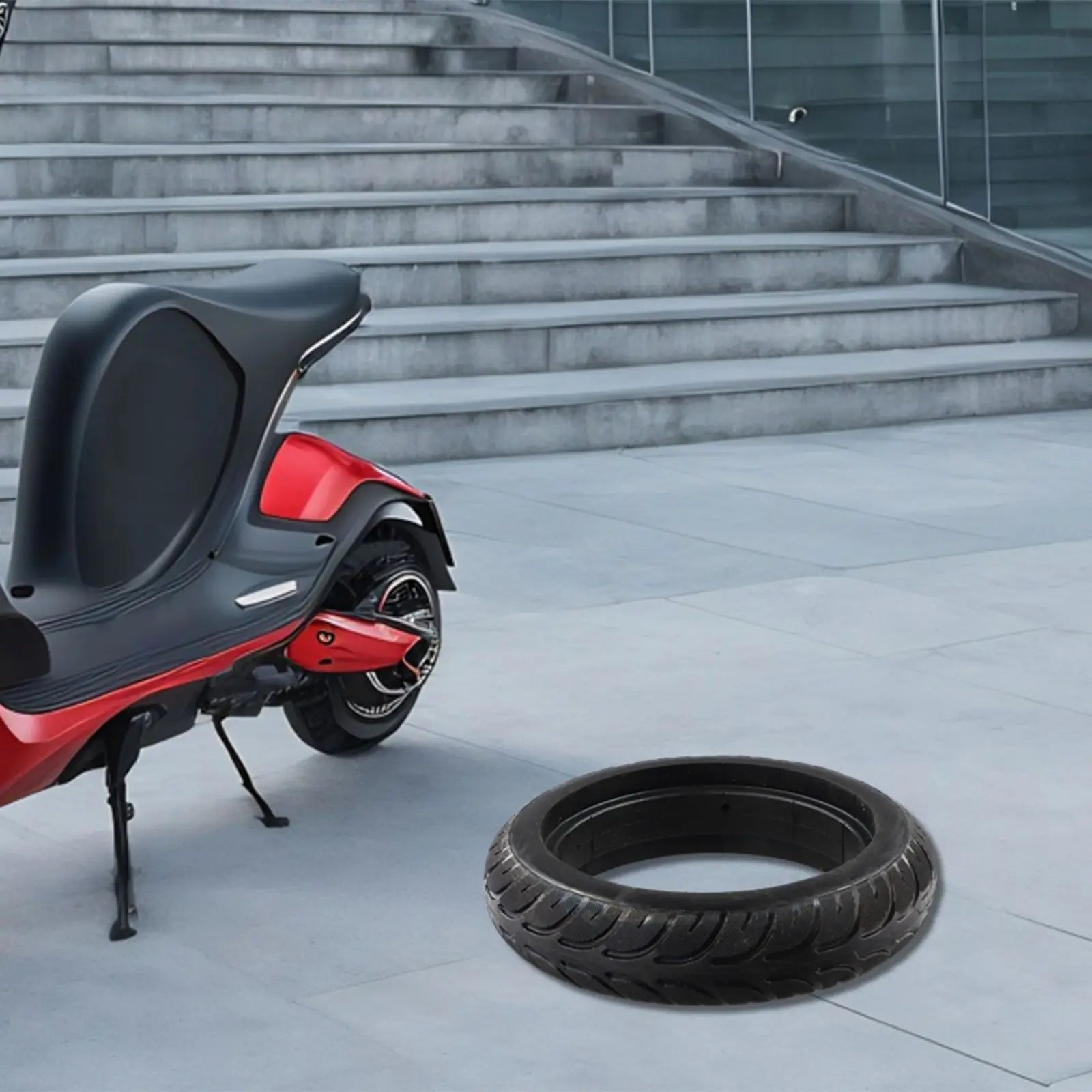 Anti Puncture Solid Wheel Electric Scooter Electric Balance Bikes Damping Tyre Rubber Solid Wheel Anti Puncture Oasis Select